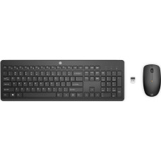 HP Keyboard + Mouse 235 Wireless Mouse Keyboard Combo - Black - US ENG