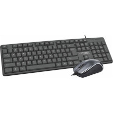 Genius QWERTY keyboard + wired mouse set USB A K3186 U+U
