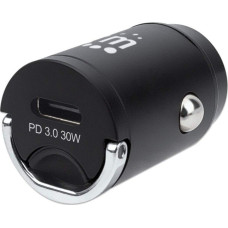 Manhattan Power Delivery Charger Kfz-Mini-Ladegeraet 30W USB-C Power Delivery-Port PD 3.0 mit bis zu 30W schwarz