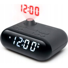 Muse M-179 P Clock Radio With Projection, Black |.