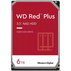 Western Digital Drive 3,5 inches Red Plus 6TB CMR 256MB/5400RPM