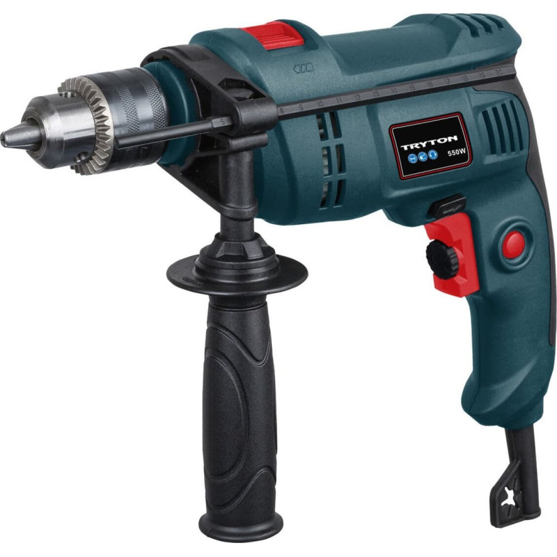 Tryton Drilling Machine Drill impact 550w wrench chuck. 13mm l/p