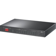 Tp-Link CCTV switch TL-SG1210PP (9xGbE,1xGbE/SFP combo uplink, 1xGbE uplink, 6xPoE+,2xPoE++,123W, fanless)