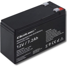 Qoltec AGM battery 12V 7.2Ah max.108A