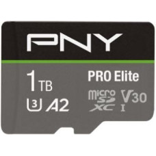 PNY PRO Elite MicroSDXC 1 TB Class 10 UHS-I/U3 A2 V30 card (P-SDU1TBV32100PRO-GE)