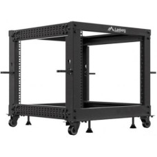 Lanberg Open rack 19'' 9U 600x600-1100 regulowany czarny