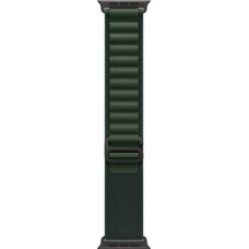 Apple 49mm Dark Green AlpineLoop -Medium - Black Titanium Finish