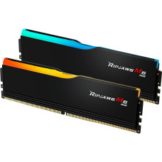 G.skill RIPJAWS M5 RGB DDR5 2X32GB 6000MHZ CL28 XMP3 BLACK F5-6000J2836G32GX2-RM5RK