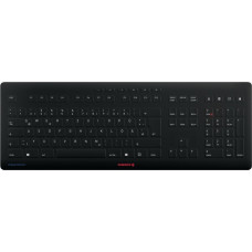 Cherry Stream Keyboard RF Wireless + USB QWERTZ German Black
