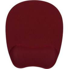 Powerton Mouse pad Mouse pad, ergonomic, shape-memorizing foam, red wine,