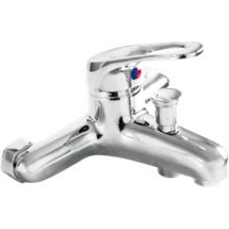 Deante Neo Lobo bathtub mixer wall-mounted chrome (BYU 010M)