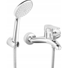 Ferro BAT bath mixer. ISSO WALL-MOUNTED BATHTUB WITH SHOWER SET, CHROME // BF.BIS11