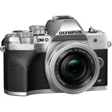 Olympus OM-D E-M10 Mark IV Silver + 14-42 mm f/3.5-5.6 EZ Camera (V207132SE000)