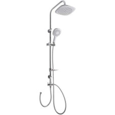 Invena Elea shower set with rain shower head chrome (AU-82-001)