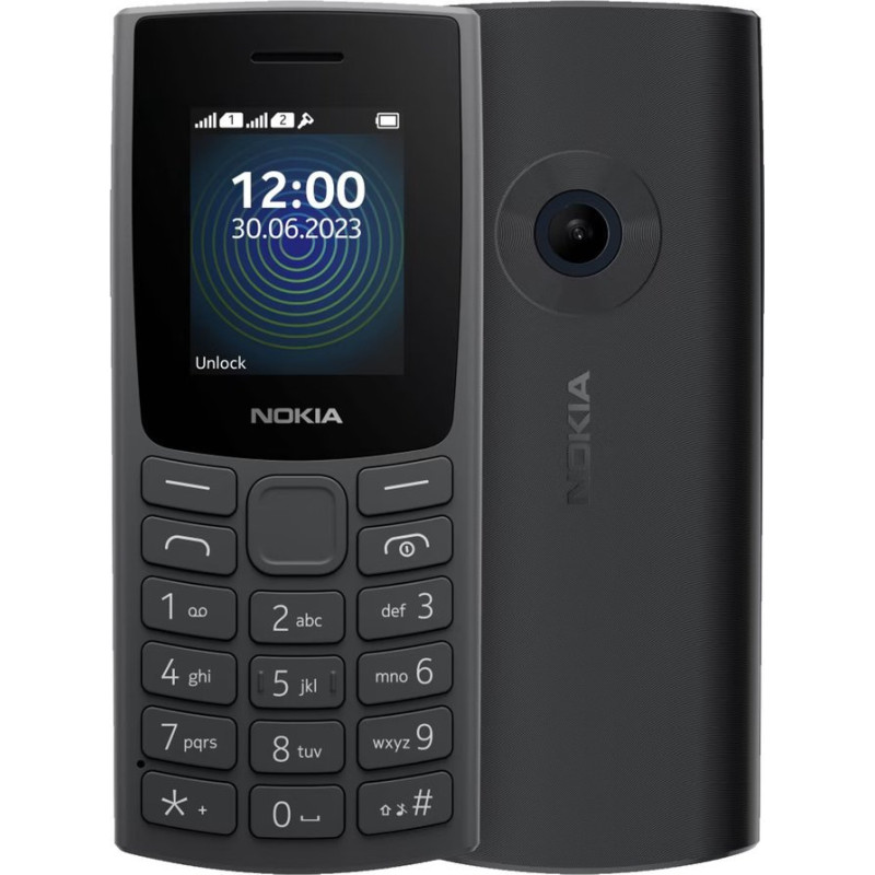 Nokia Mobile Phone Mobile Phone 110 DualSim Charcoal RADIO APAR BATTERY standard.