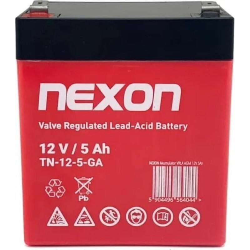 Nexon TN-GEL-5 12V 5Ah gel battery - deep discharge and cyclic operation