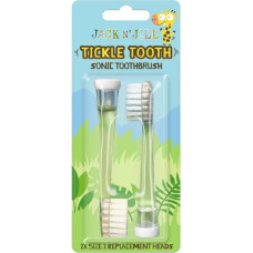 Noname Jack N' Jill, Replacement heads for Tickle Tooth sonic toothbrush, 2 pcs.