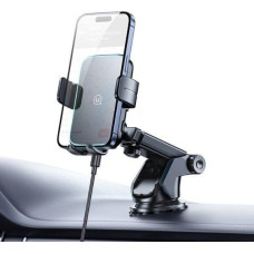 Usams Charger Car holder with wireless charger black/black (CD229) 15W