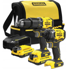 Stanley ST KIT V20 Power Tool Kit SFMCK461D2S (SFMCD715 + SFMCF810B) 2x2.0Ah BAG