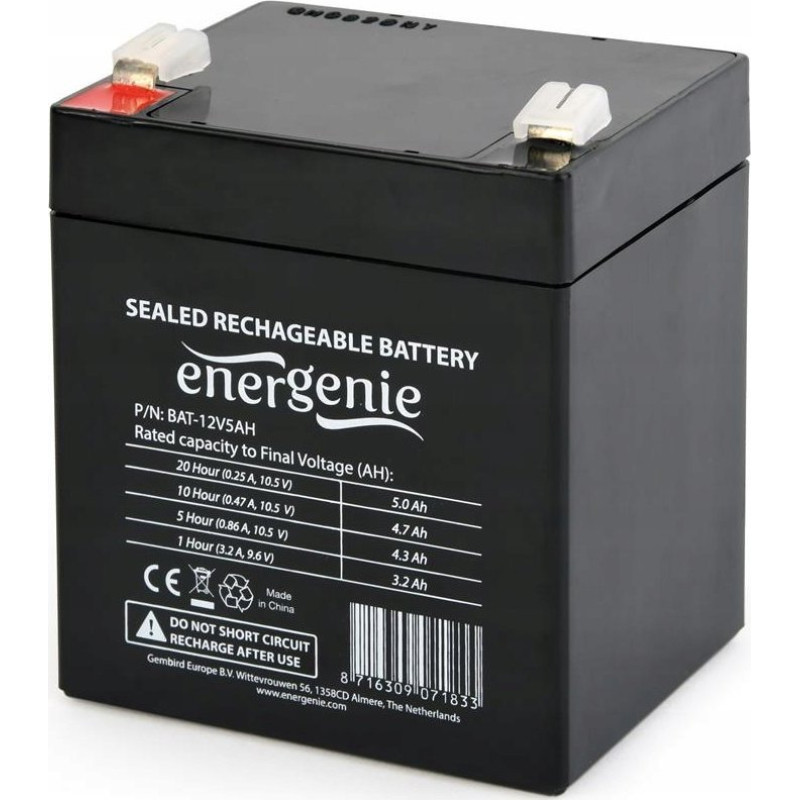 Gembird 12V/5Ah battery (BAT-12V5AH)