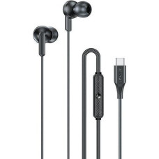 Awei PC-25T stereo headphones USB-C black/black