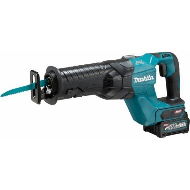 Makita Cordless reciprocating saw JR001GM201 XGT, 40V, saber saw (blue/black, 2x Li-Ion XGT battery 4.0Ah, case)