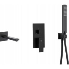 Noname Bathtub faucet 5039-401-81 / KFA / MOZA / SHOWER BATH KIT WITH 3-FUNCTION BATTERY, BLACK /.