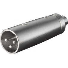 Goobay XLR - RCA (Cinch) silver adapter (JAB-857180)