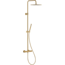 KFA Rainshower 5736-921-31 / / MOZA / PREMIUM BATHROOM DESKTOPS WITH LONG TUBE, WITH TERMOSTATIC BATTERY, PVD GOLDEN ZONE /.