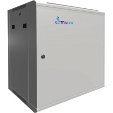 Extralink Wall cabinet rack 12U 600x450 gray metal door