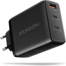 Axagon ACU-DPQ100 Power Charger, GaN 100W, 3x port (USB-A + dual USB-C) PD3.0/QC4+/PPS/Apple, black