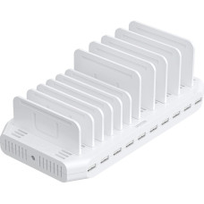 Unitek Unitek Stacja ładująca 10xUSB 2.4A 60W biała