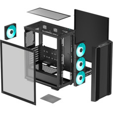 Deepcool Obudowa Deepcool CC560 V2 czarna (R-CC560-BKGAA4-G-2)