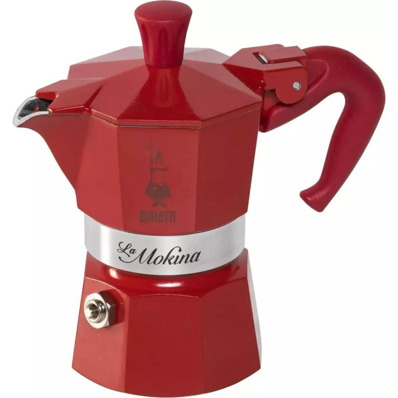 Bialetti La MOKINA rosso Winter Wonderland coffee machine