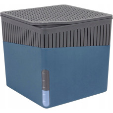 Wenko Cube moisture absorber, gray color, calcium chloride cartridge, prevents mold and mildew, dimensions 13x13x13 cm