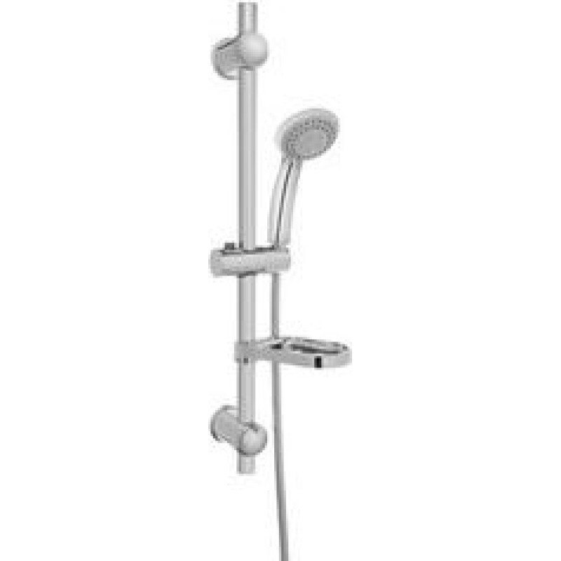 Ivena Hiuma sliding chrome shower set (AU-89-001)
