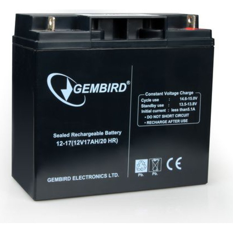 Gembird 12V/17Ah battery (BAT-12V17AH/4)