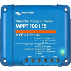 Victron Energy Blue Solar MPPT 100V/15A charge controller.