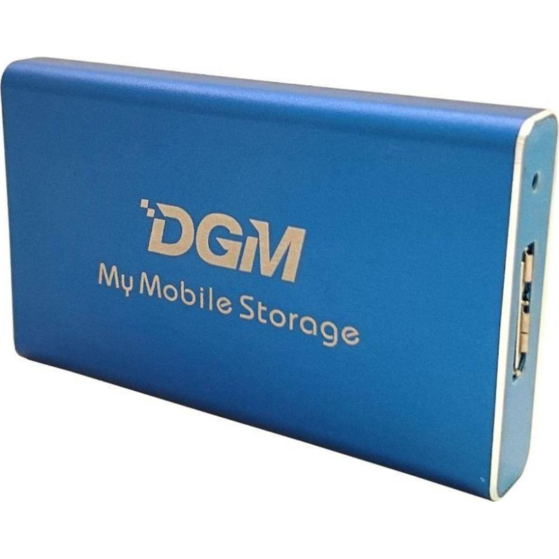 DGM My Mobile Storage 128GB SSD External Drive Blue (MMS128BL)