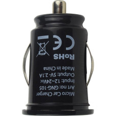 Myscreen Protector Car Charger 2.1A, DC/5V, 2x USB - Black