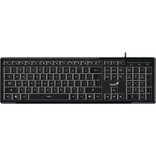 Genius SlimStar 820 keyboard, CZ/SK keyboard, slim type wired (USB), black