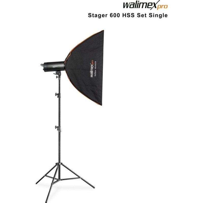 Walimex Studio lamp pro Stager 600 HSS Set Single