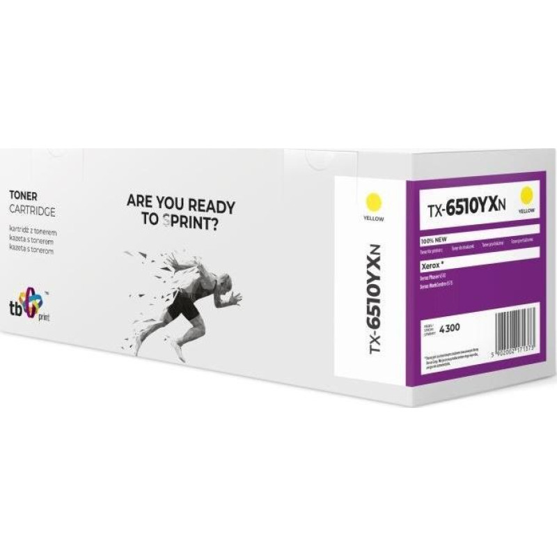 Tb Print Toner for XEROX 6510/6515 TX-6510YXN YE 100% new