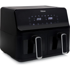 Tristar Non-fat fryer | Double Basket Airfryer | FR-9040 | Power 2700 W | Capacity 8 L | Black.