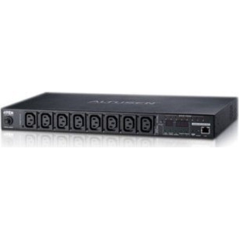 Aten PE6208G IP power strip, 8 ports, 1 HE, 7xC13, 1x C19, 16A, energy metering