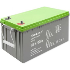 Qoltec Deep cycle gel battery 12V, 200Ah