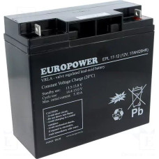 Europower 12V 17Ah AGM EPL17-12 battery life of 15 years!