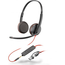 Poly Blackwire 3225 Headphones (8X229AA)