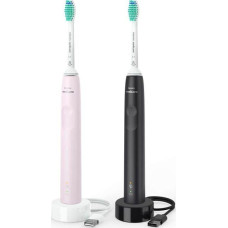 Philips Sonicare 3100 HX3675/15 toothbrush 2 pcs. Pink/Black