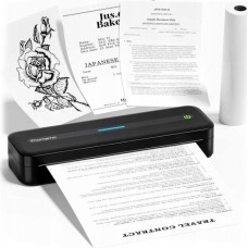 Phomemo Portable A4 Inkless Thermal Printer Buetooth Ios/android / / M832 / Black.